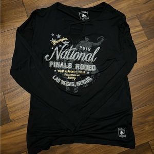Wrangler* 2019 NFR National Finals Rodeo Las Vegas* Woman Long Sleeve Size S